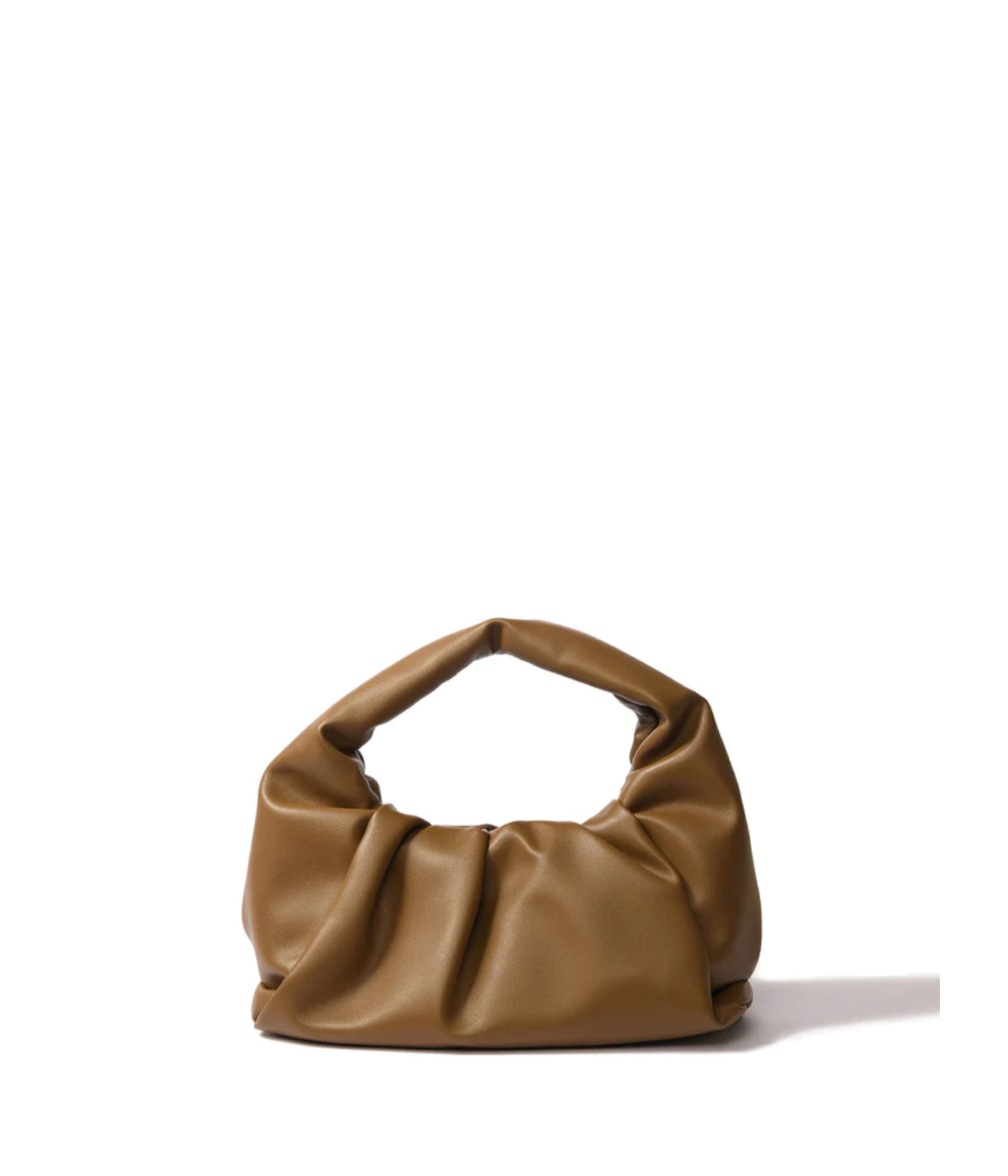  Bob Ore Marshmallow Croissant Bag in Soft Leather Green - Green - Bonton