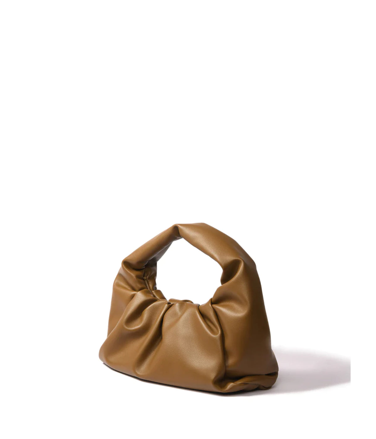  Bob Ore Marshmallow Croissant Bag in Soft Leather Green - Green - Bonton