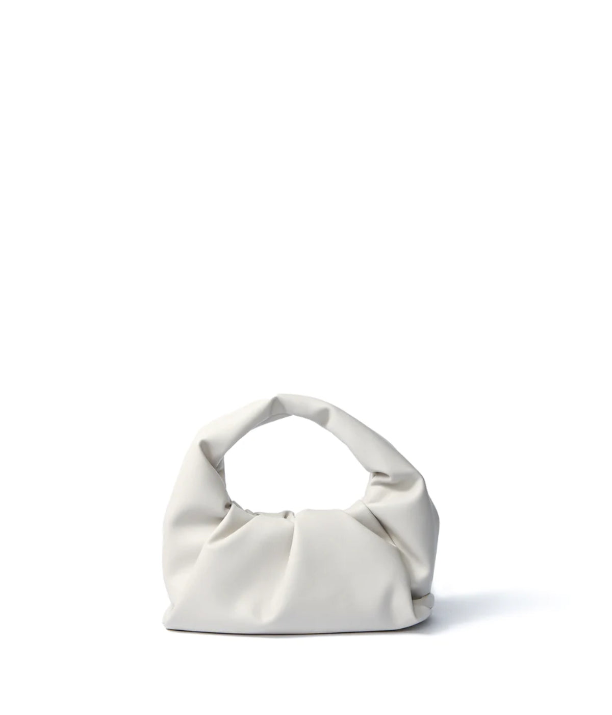  Bob Ore Marshmallow Croissant Bag in Soft Leather White - White - Bonton