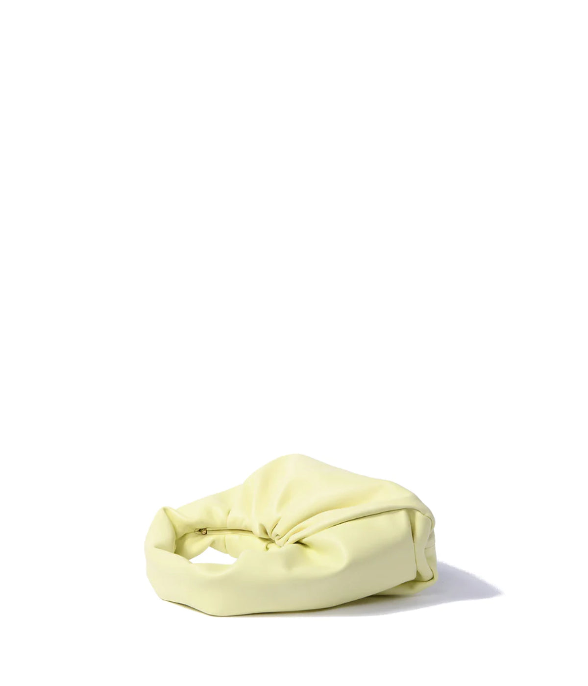  Bob Ore Marshmallow Croissant Bag in Soft Leather Yellow - Yellow - Bonton