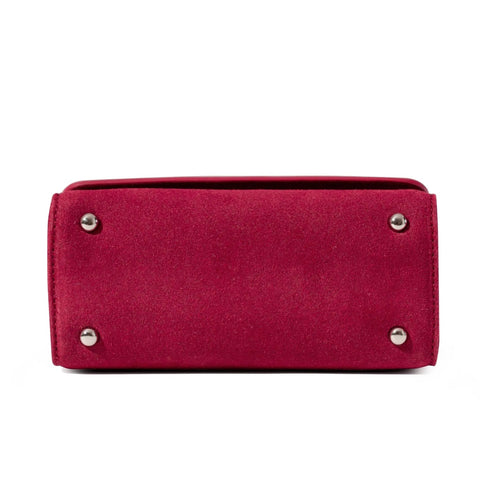 Lili Bag - Red Patent & Suede