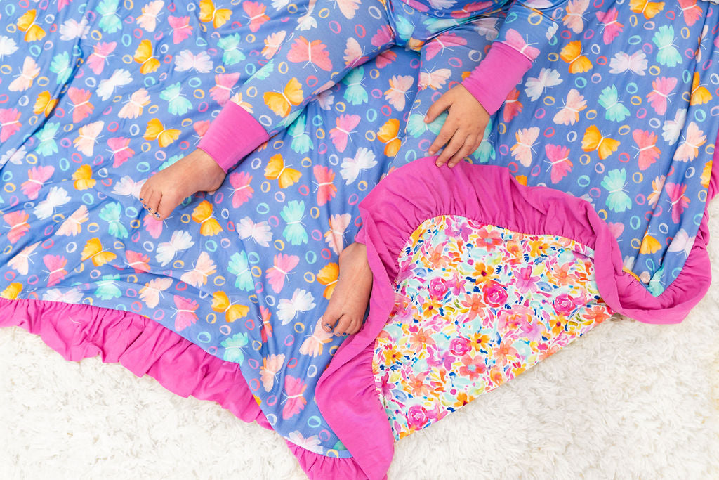  Laree + Co. Korrie Butterflies Bamboo 2-Piece Long Sleeve Set - 2T - Bonton