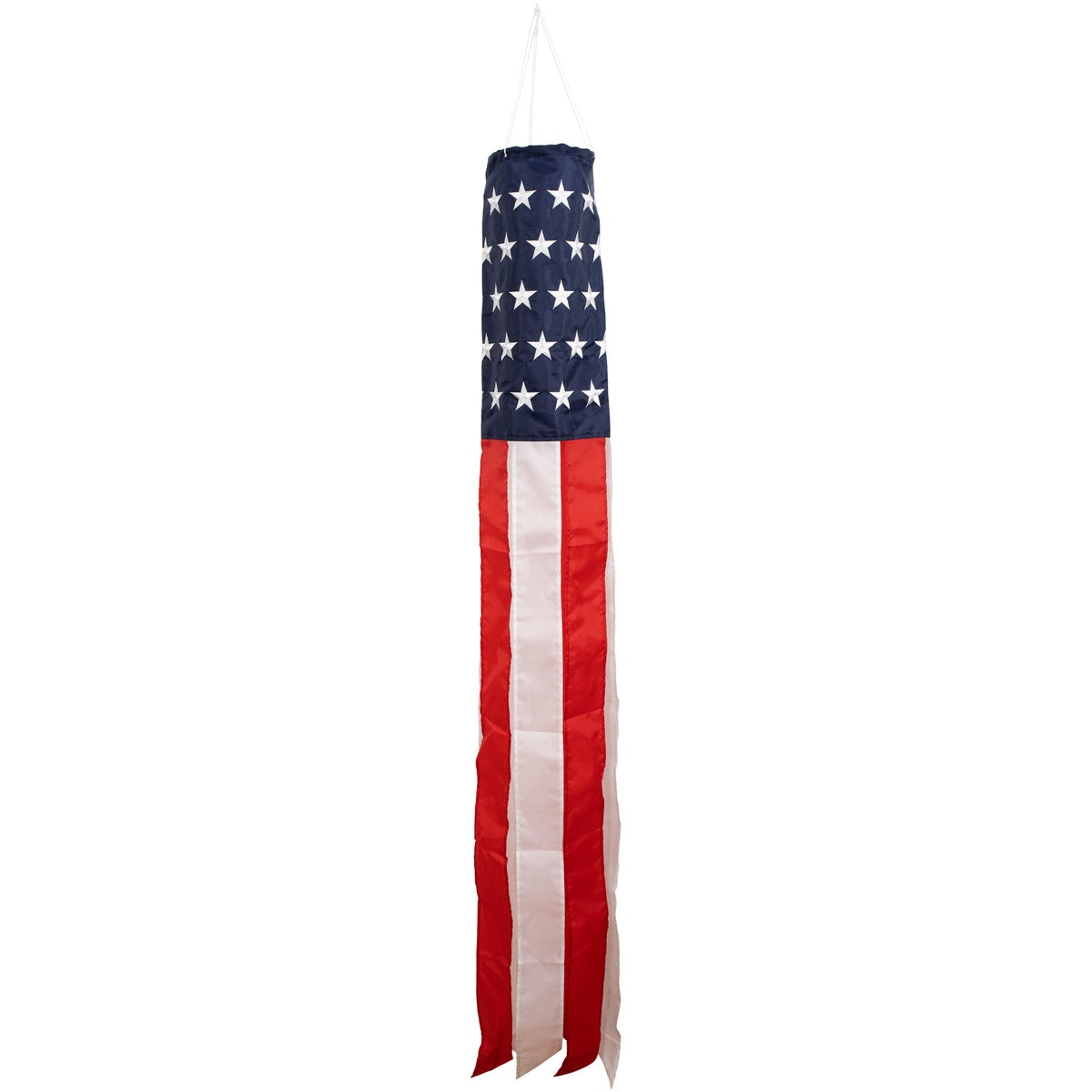  Northlight Patriotic Stars and Stripes Outdoor Windsock - 60
