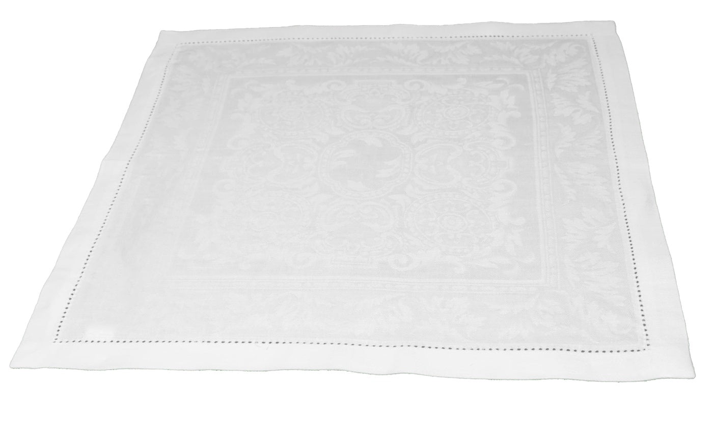  French Home French Home Linen Set of 6 Arboretum Napkins - White - Default Title - Bonton