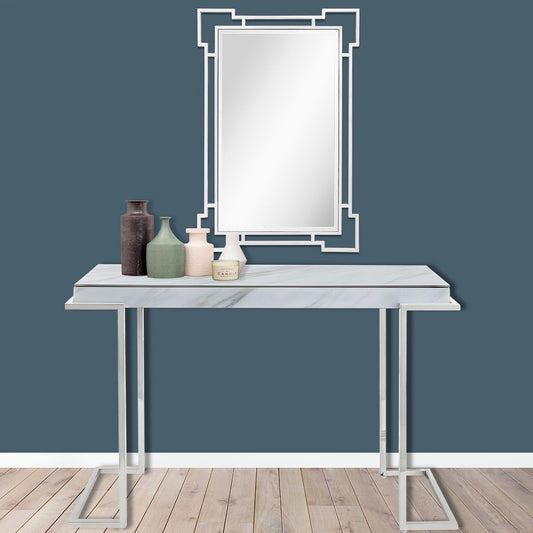 Aldon Wall Mirror and Console Table