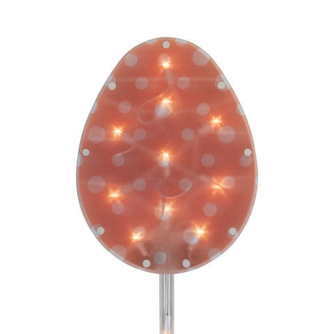 Easter Egg Pathway Marker Lawn Stakes - 28.5" - Set of 4