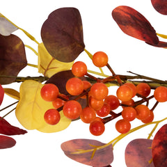 5' X 8" Berries and Leaves Artificial Fall Harvest Garland  Unlit