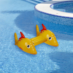 Dorado Fish Children's Inflatable Swimming Pool Kickboard - 34.5" - Yellow