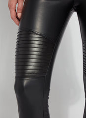 Tudor Faux Leather Legging