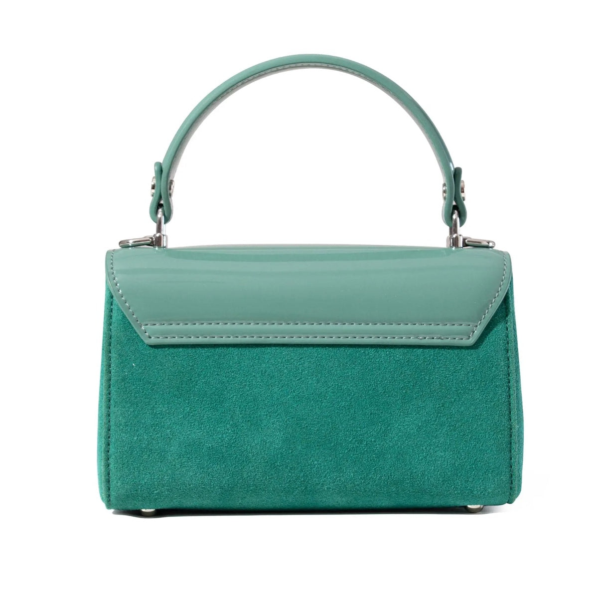  Jurgi Lili Bag - Mint Patent & Suede - Mint - Bonton