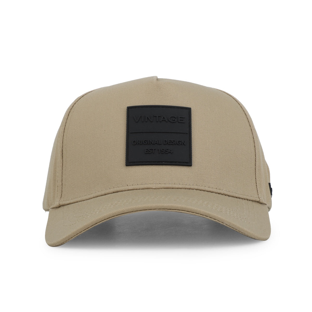  Vintage Havana Vintage Havana Trucker Hat for Men & Women  – Khaki Adjustable Cap – Vintage Logo Patch - Default Title - Bonton