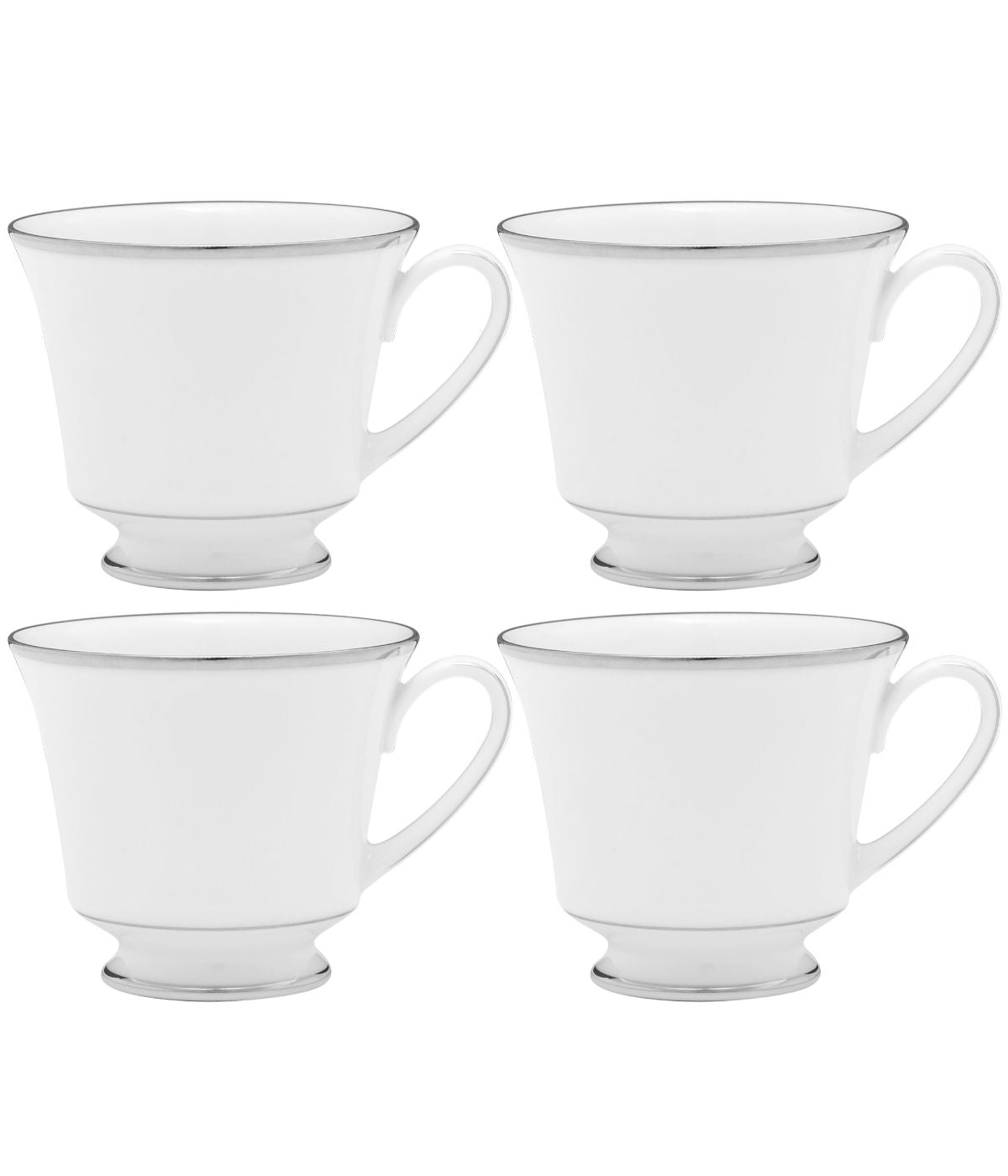  Noritake Spectrum Set of 4 Cups - White - Bonton