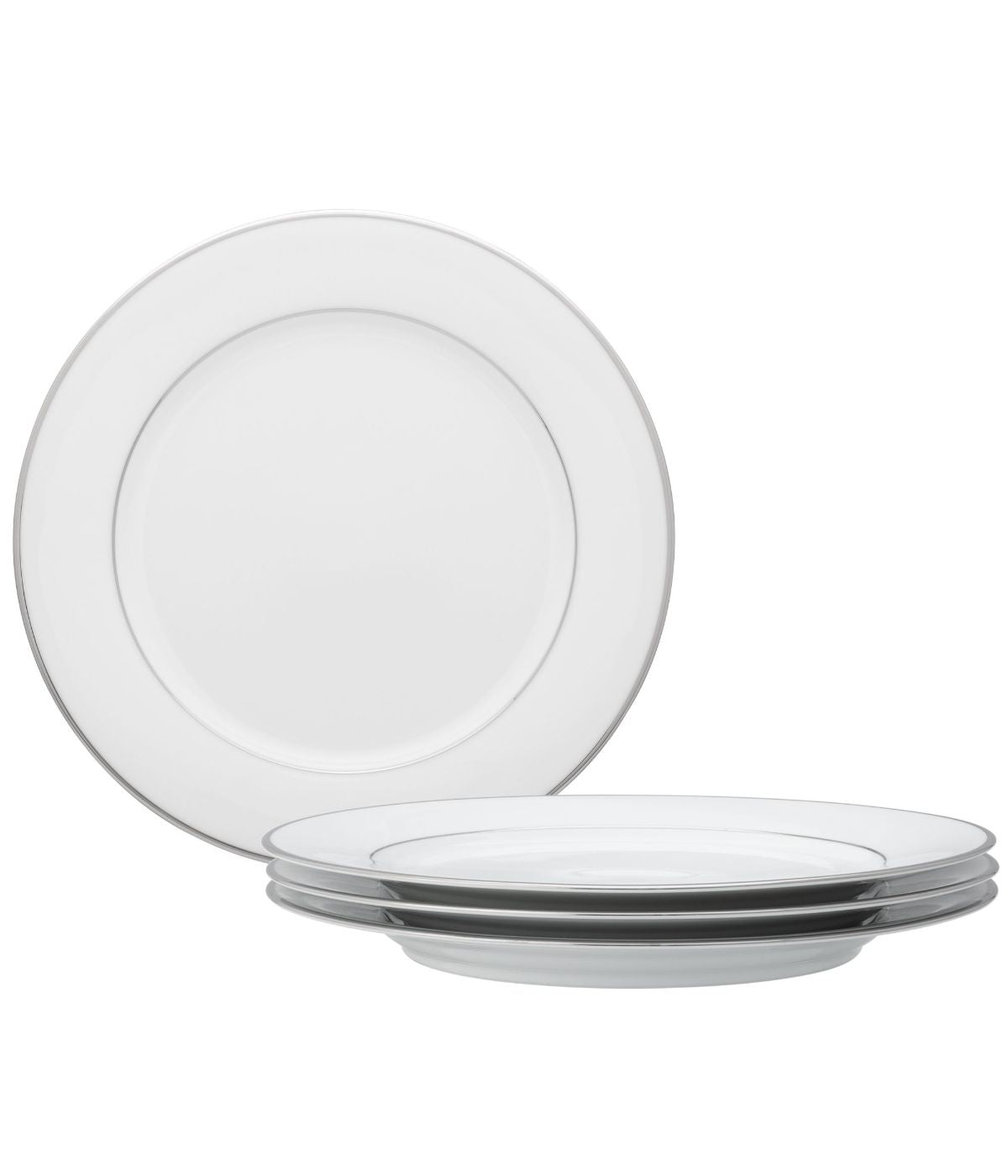  Noritake Spectrum Set of 4 Dinner Plates - White - Bonton