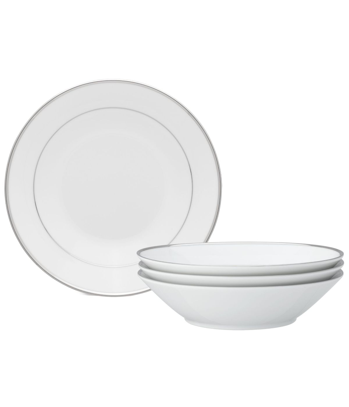  Noritake Spectrum Set of 4 Soup Bowls - White - Bonton