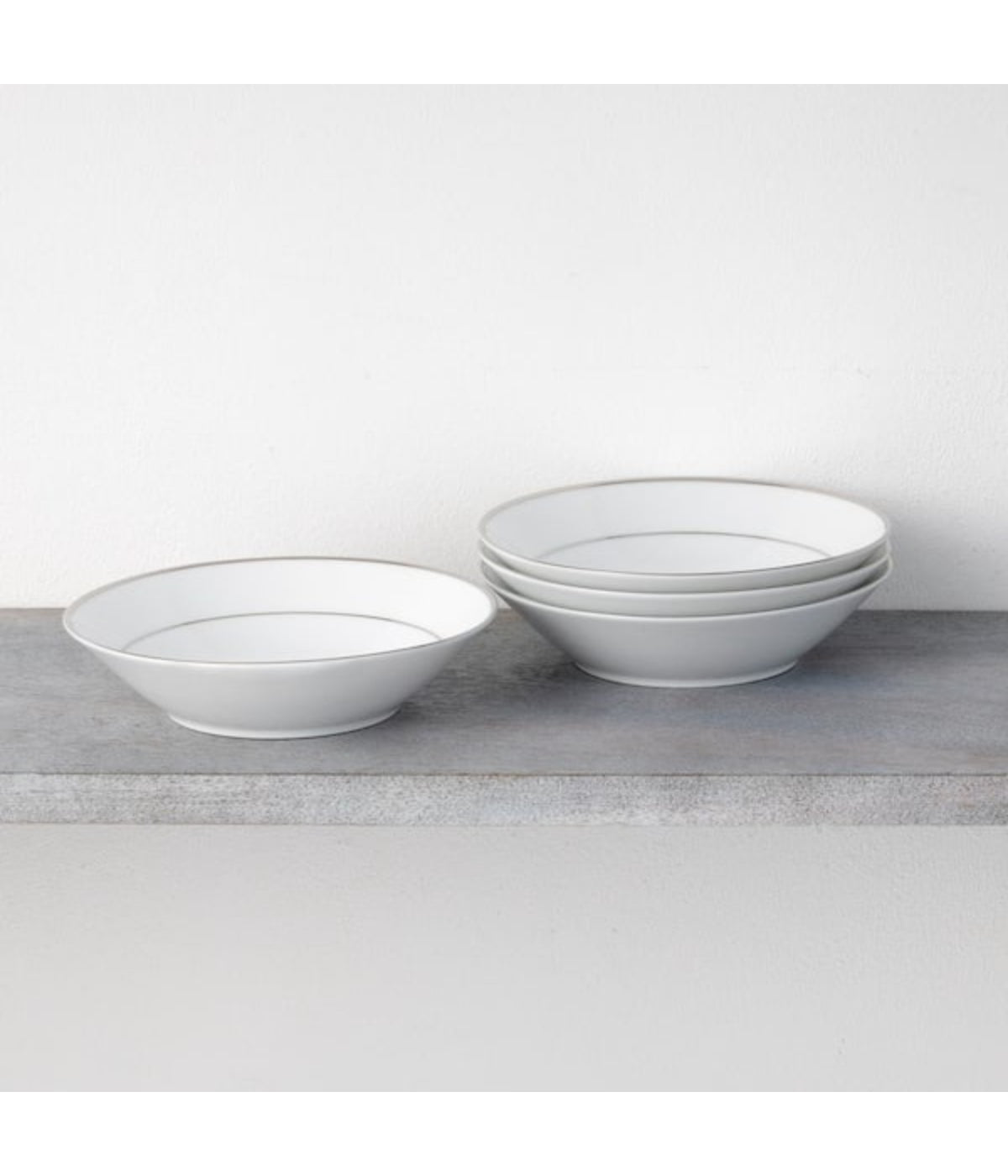  Noritake Spectrum Set of 4 Soup Bowls - White - Bonton