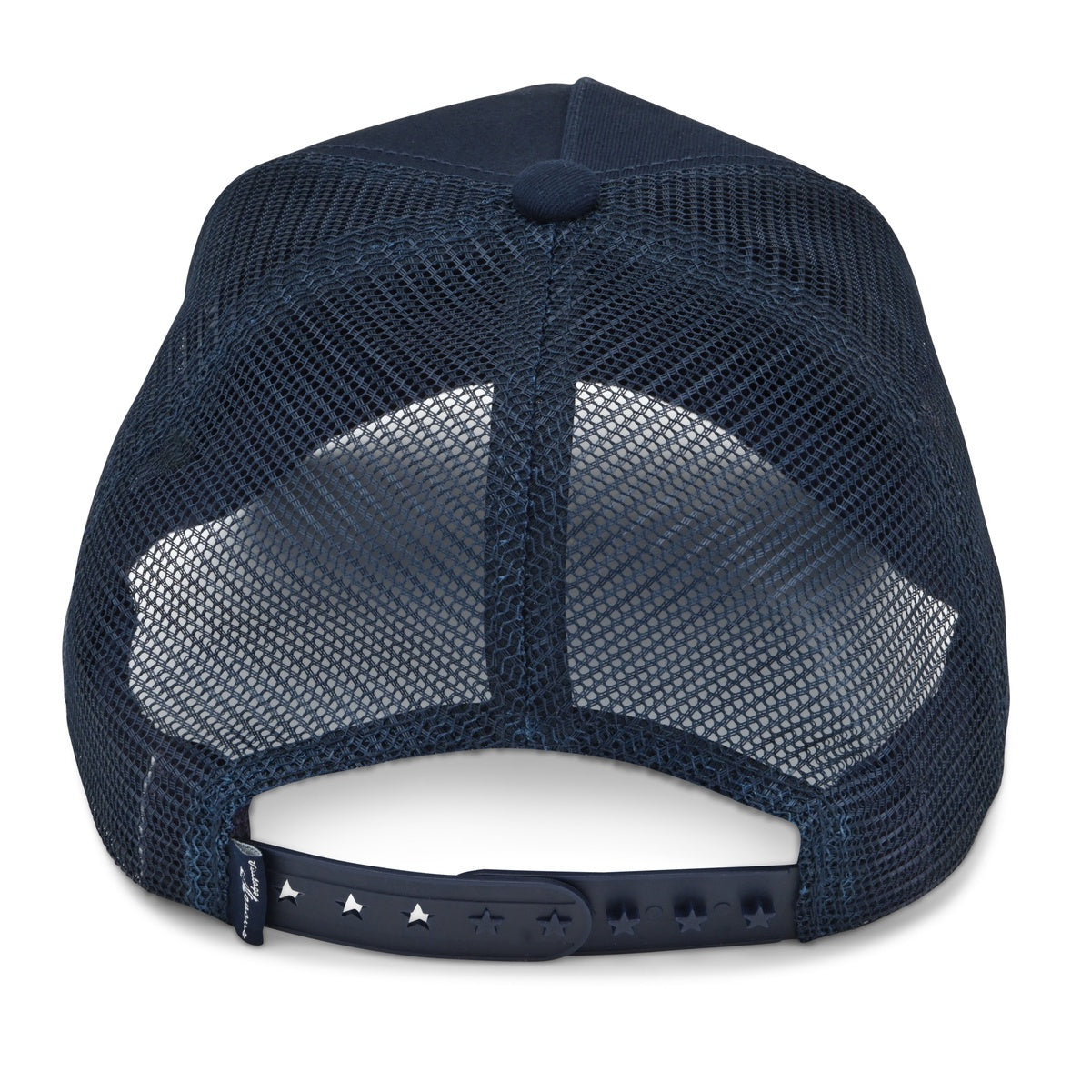  Vintage Havana Vintage Havana Trucker Hat for Women – Navy Mesh & Canvas Adjustable Cap With Pearl Star & Rope - Default Title - Bonton