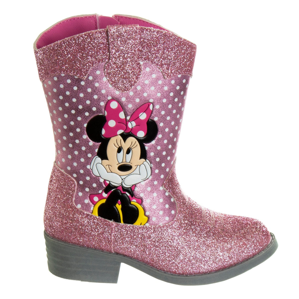  Josmo Disney Minnie Mouse Girls Cowgirl Western Boots (Toddler) - 6 - Bonton