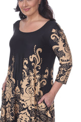 Plus Size Yanette Tunic Top