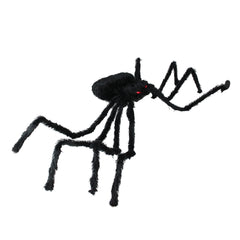 Lighted Spider Eyes Halloween Decoration - 44" - Black - Red Lights