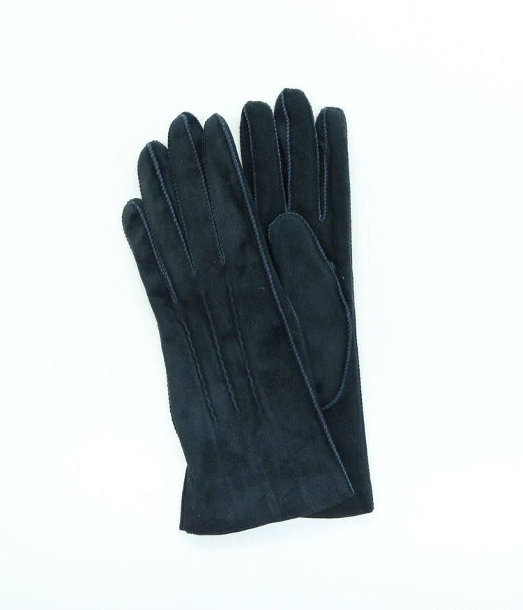 Suede Gloves Midnight Navy
