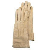 Suede Gloves Parchment