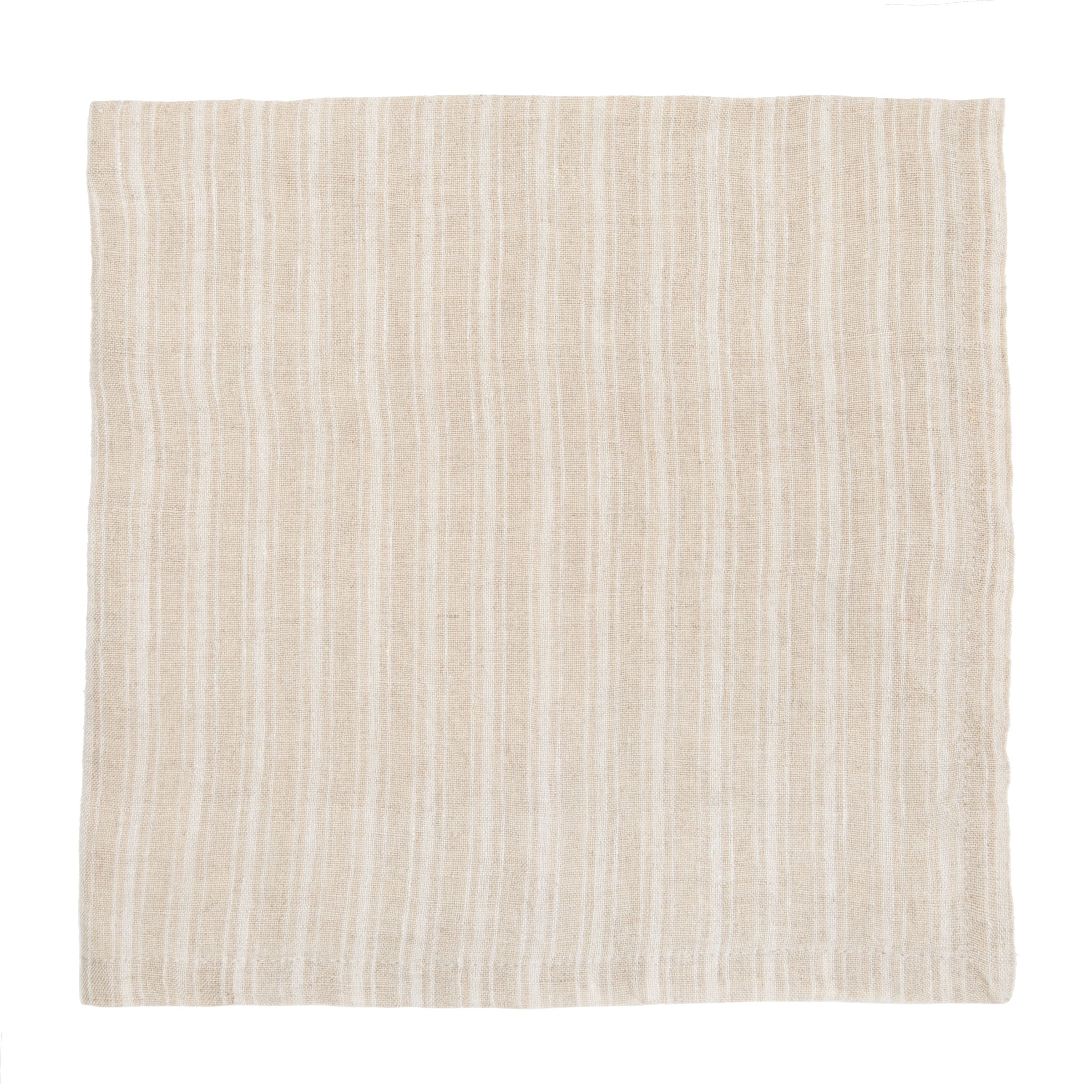  Caravan Boat Stripe Napkins, Set of 4 - Indigo & White - Bonton