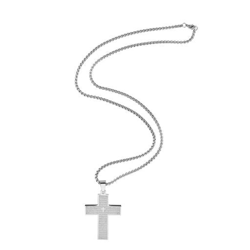  Gemesis Jewels by Edforce Lord Prayer Cross Pendant 24