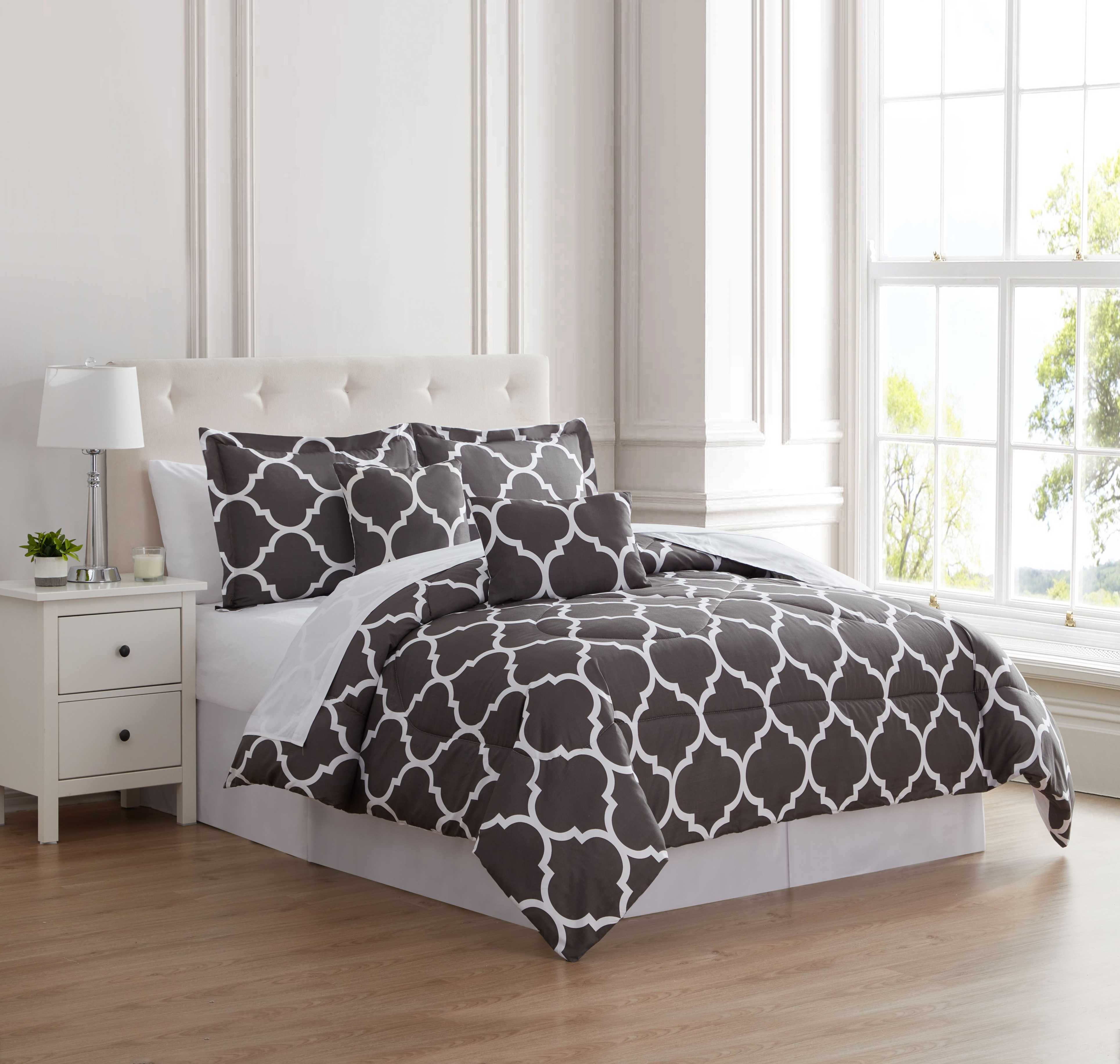  Kathy Ireland Home Kathy Ireland 6 Piece Comforter Sets - Queen - Bonton