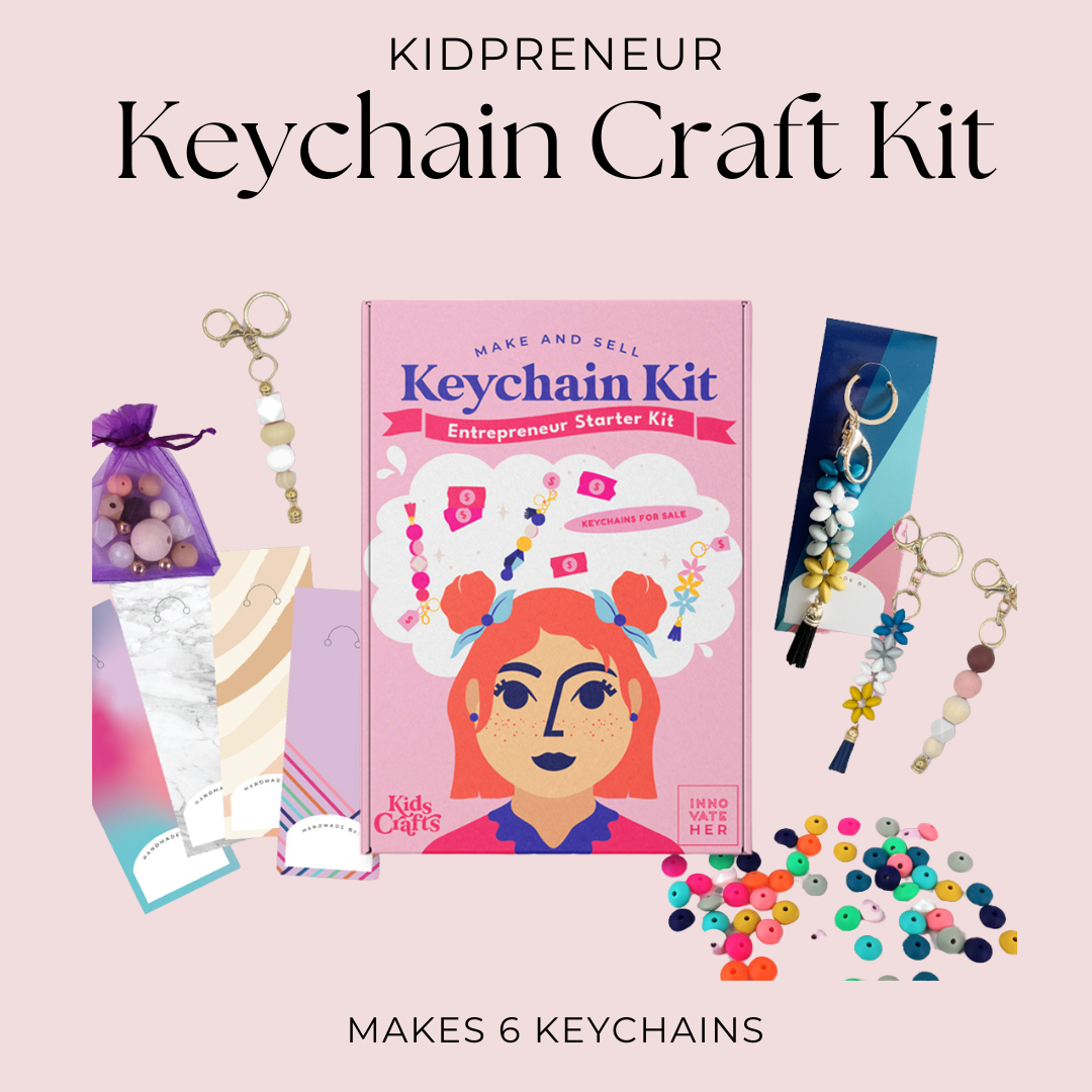  Kids Crafts Kidpreneur Keychain Craft Kit - Default Title - Bonton