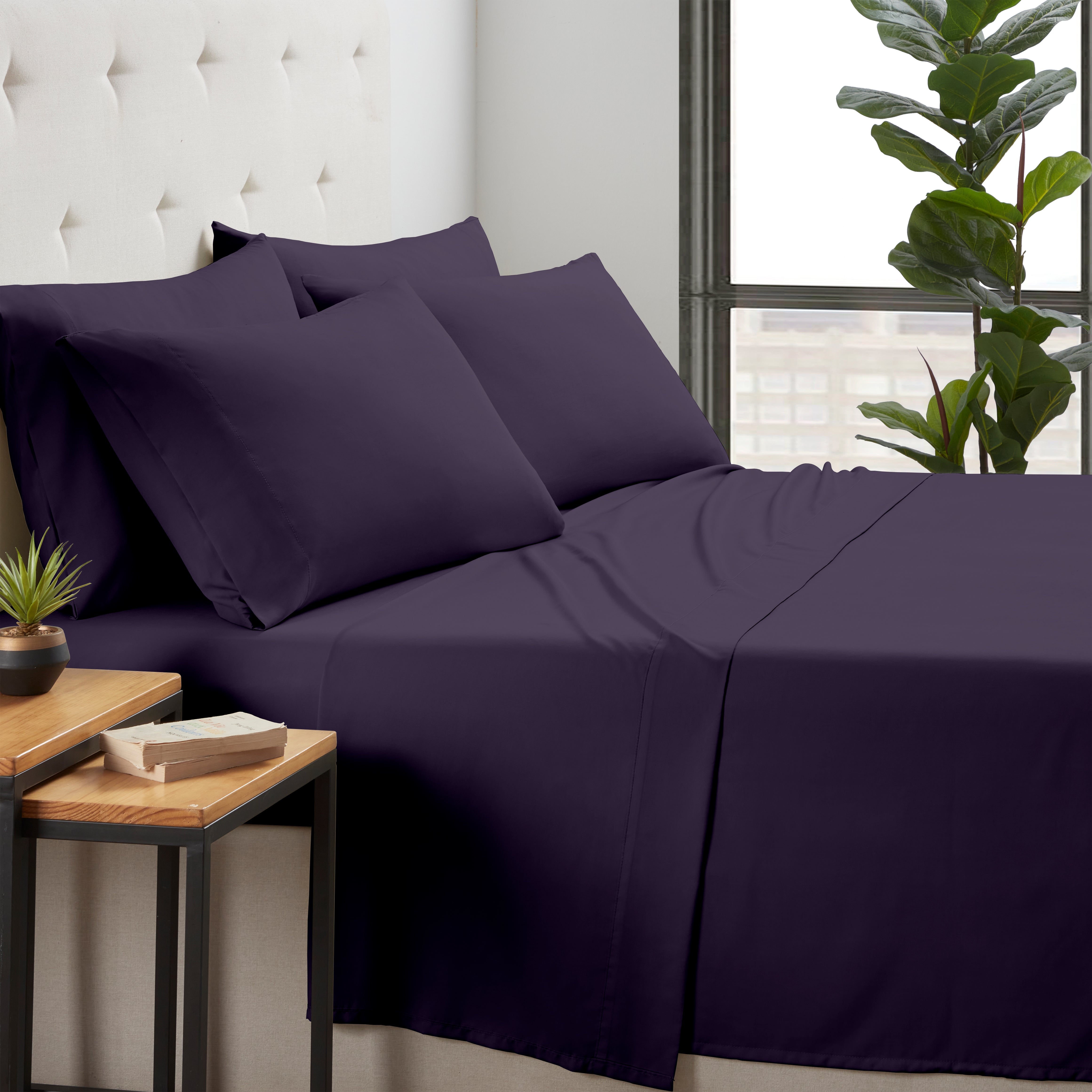  Kathy Ireland Home Kathy Ireland Bamboo Cooling 6 Piece Sheet Set - Twin - Bonton