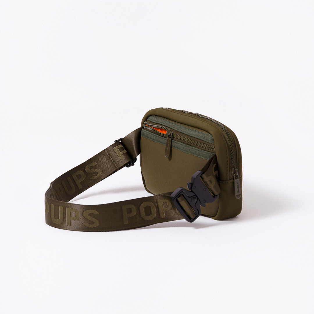  Pop Ups Brand Fanny Pack Safari Green - Default Title - Bonton