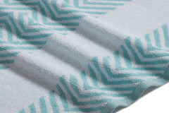 Kathy Ireland 6 Piece Chevron Jacquard Towel Set With Lets Dry