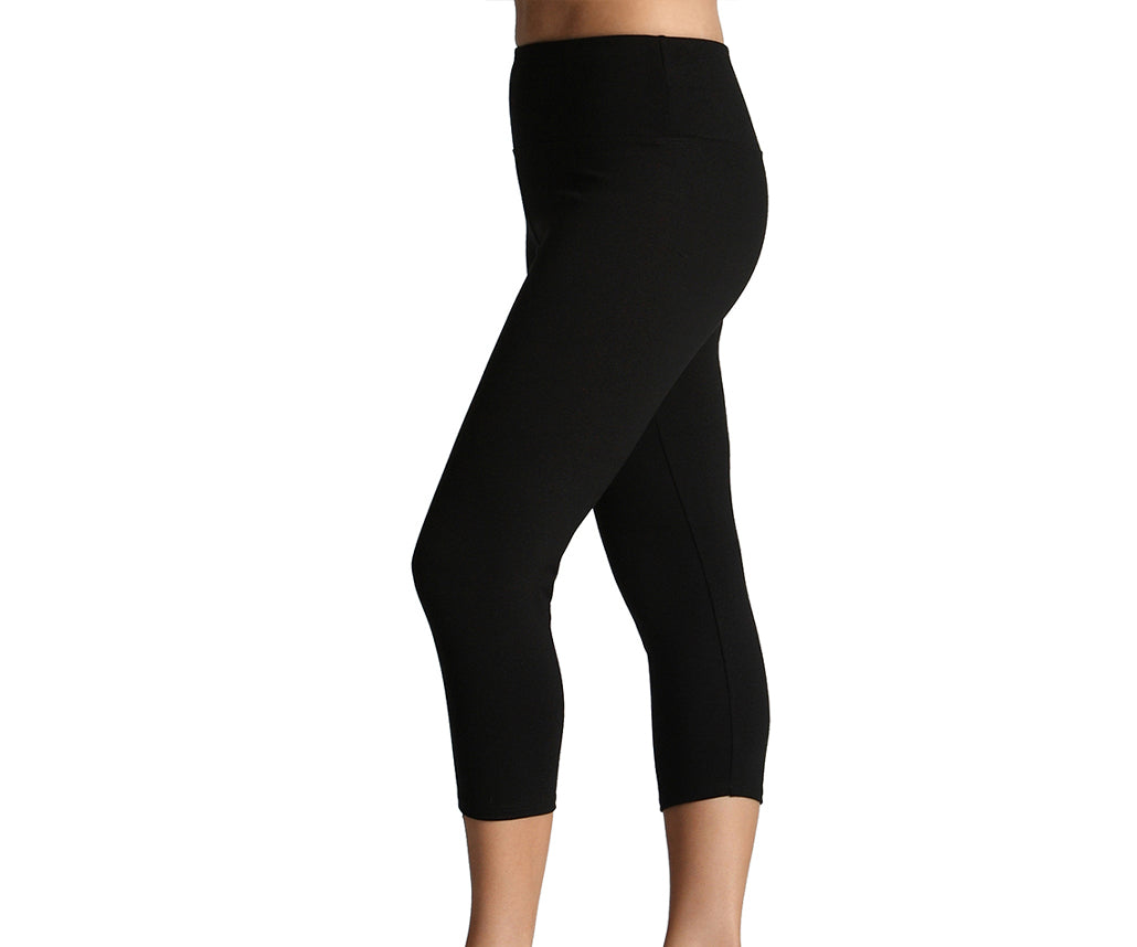  InstantFigure InstantFigure Cropped Leggings 16804M - Black - Bonton