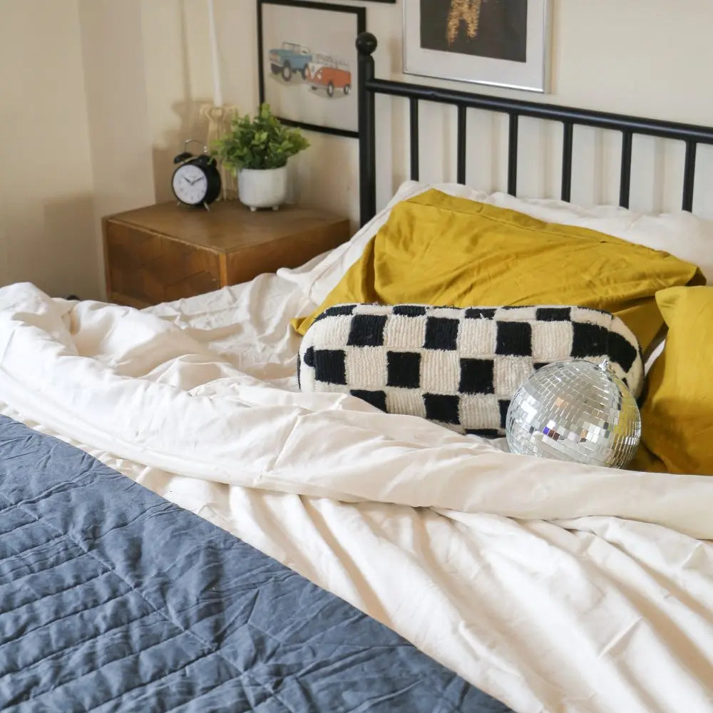  ettitude Linen+ Bamboo Pillowcase Set by ettitude - Stone - Bonton