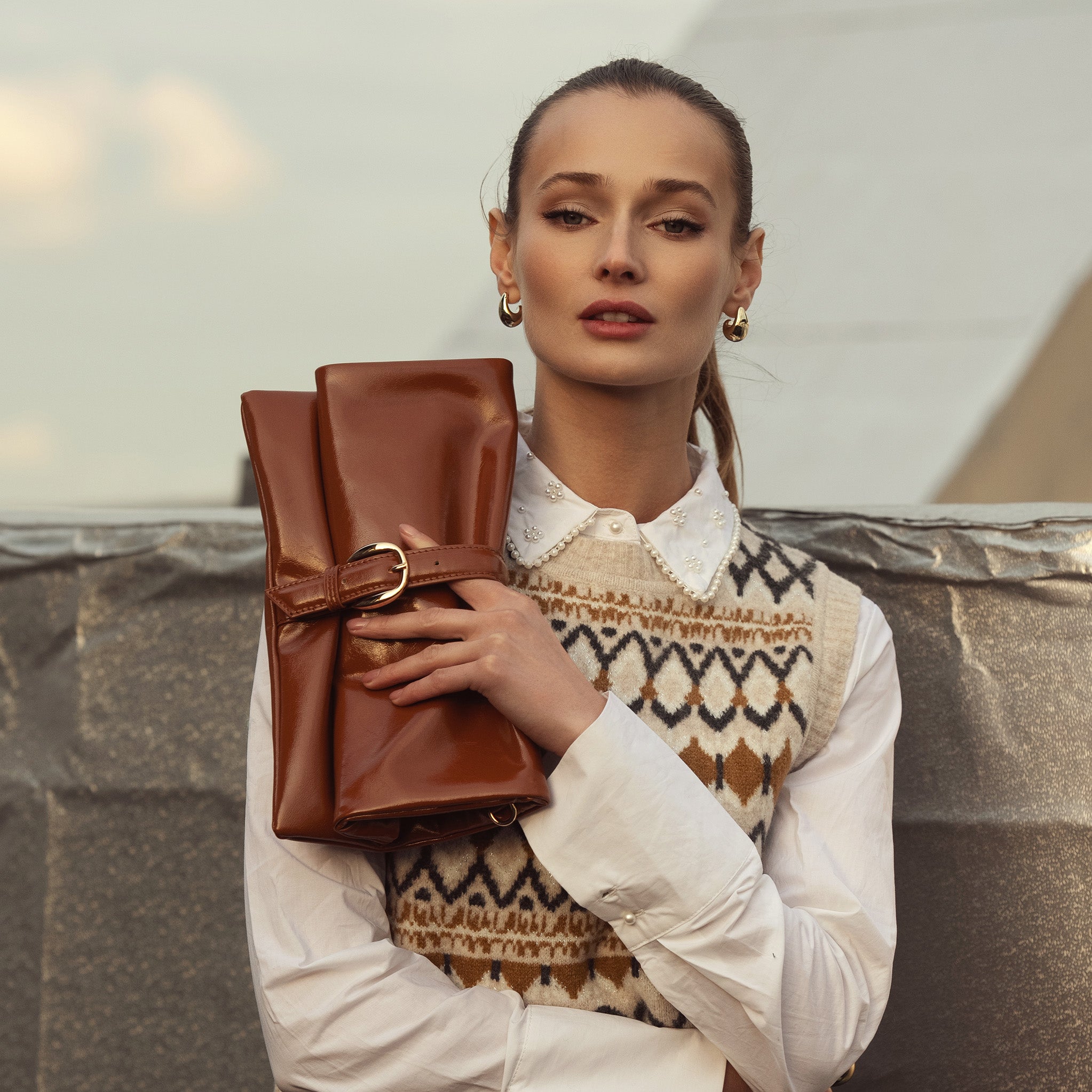  MKF Collection Koumei Clutch Bag - Black - Bonton