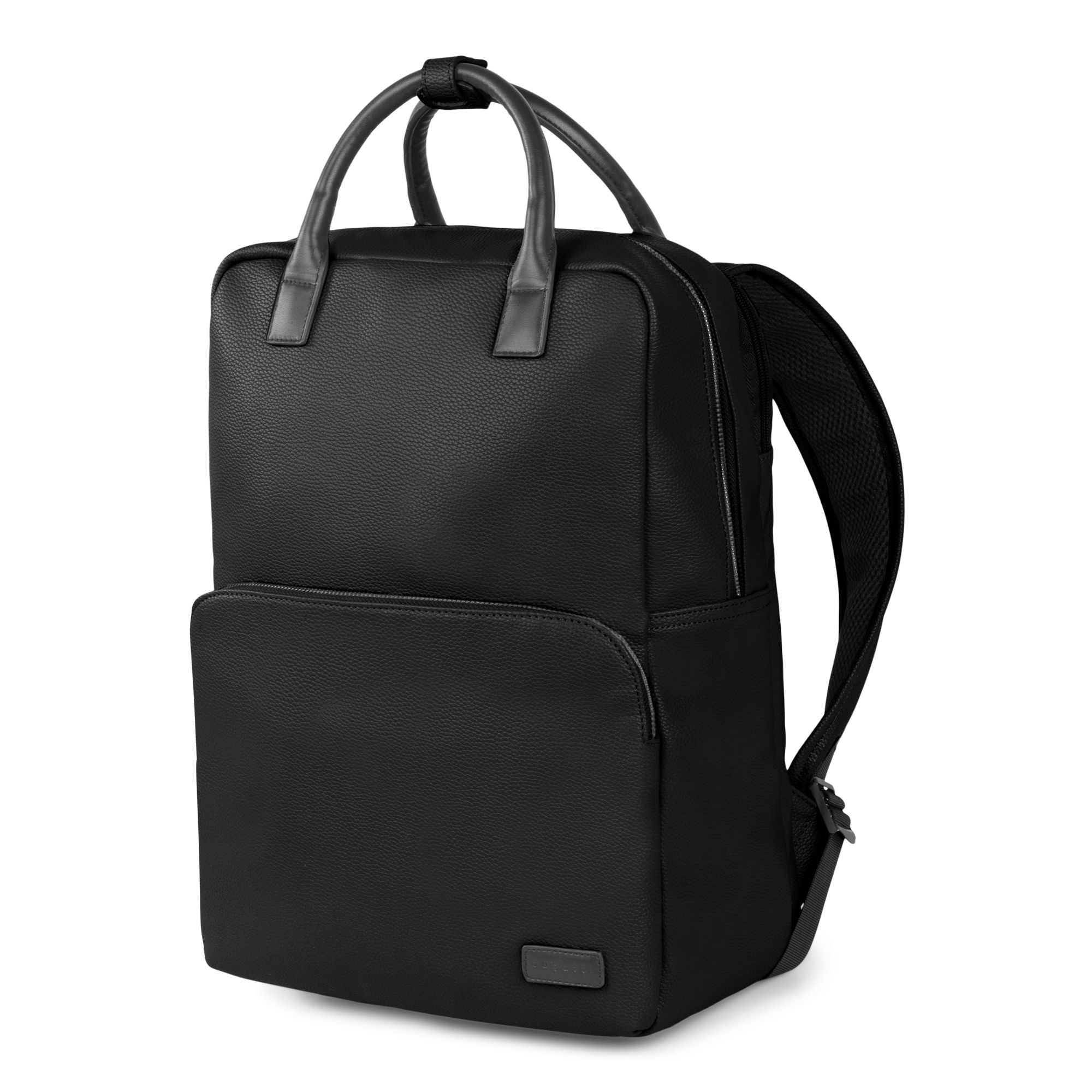  Bugatti Contrast Collection Backpack - Vegan Leather - Black - Bonton