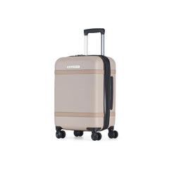 Wellington Carry-on Luggage - ABS/Vegan Leather Blend