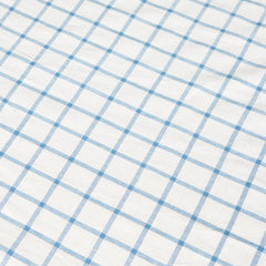 Windowpane  Blue & Natural Tablecloth