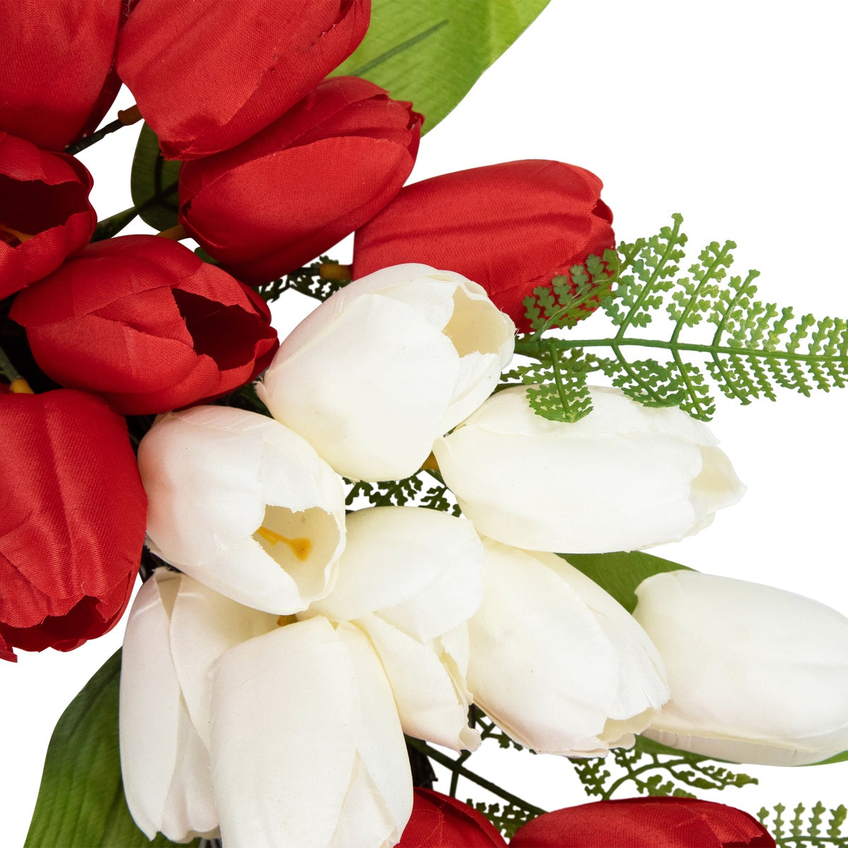 Northlight Tulip Patriotic Wreath With Star Bow - 24
