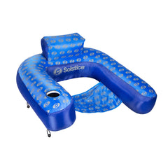 Inflatable Swimming Pool Lounger Hammock Chair - 39" - Blue