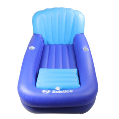 Inflatable Swimming Pool Lounger With Ice Cooler - 64" - Blue