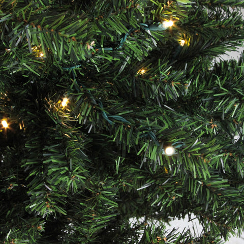 Pre-Lit Medium Canadian Pine Artificial Christmas Tree - 8' - Candlelight LED Lights