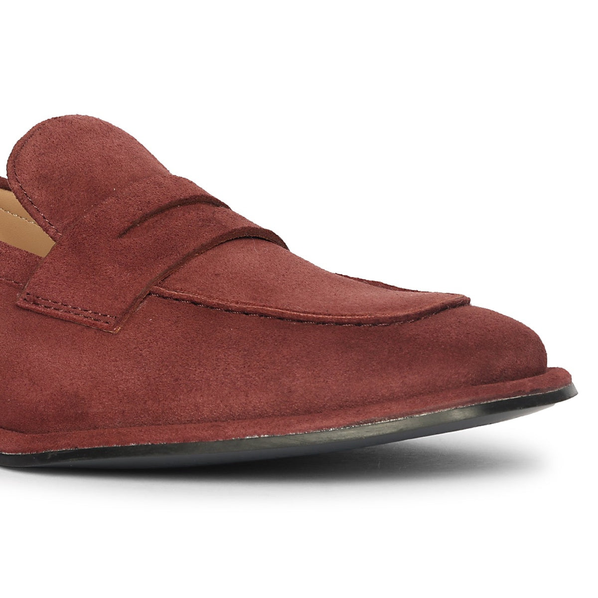  Saint G Carla Suede - Heel Loafers - Burgundy - Bonton