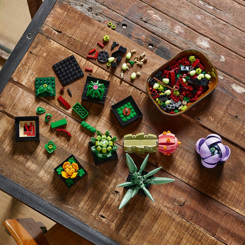 LEGO® Succulents 10309 Plant Decor Building Kit 771 Pieces