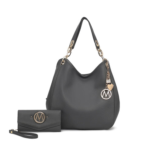 Ashley Hobo Bag and Wallet Set