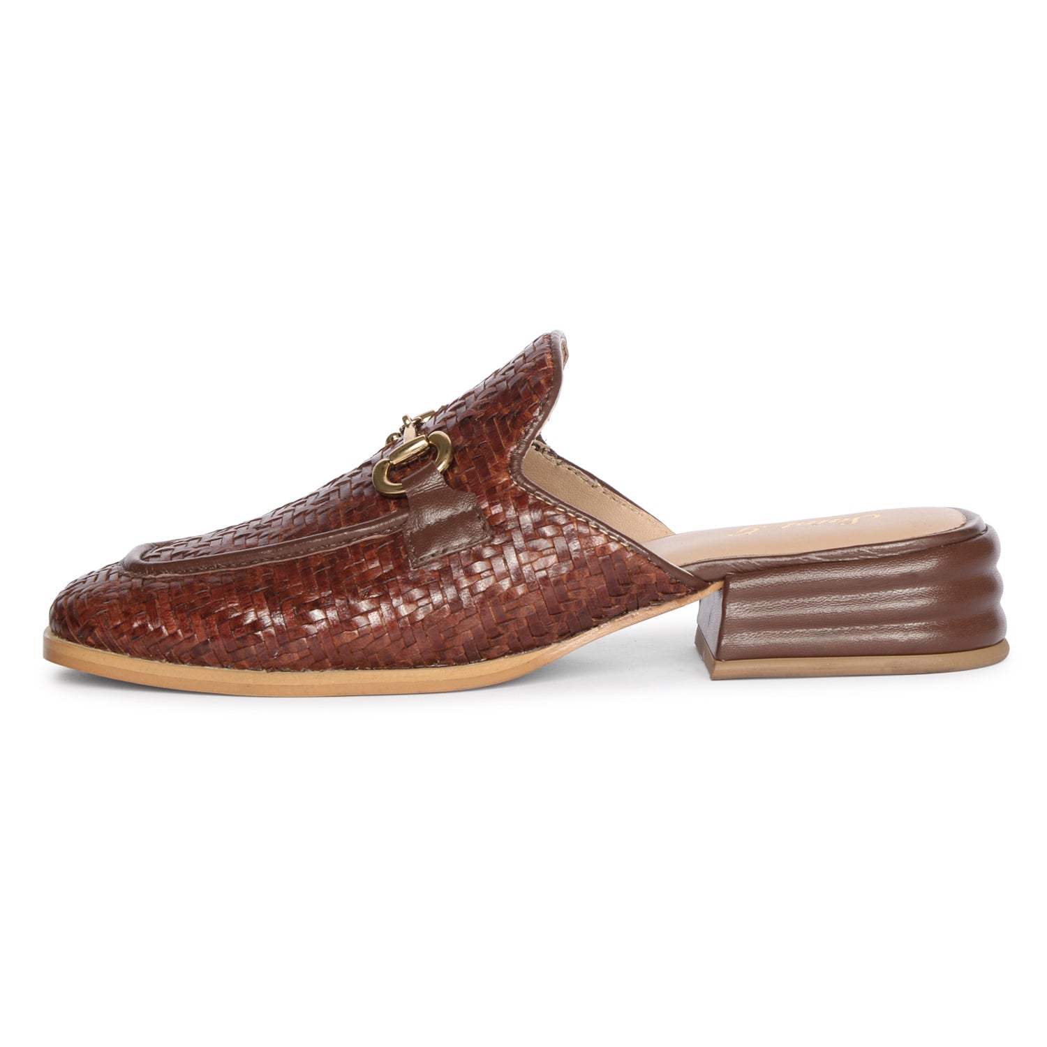  Saint G Izaan - Heeled Mule - Mahogany - Bonton