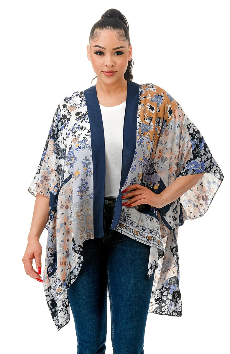  Marcus Adler The Jordan Kimono - BLUE - Bonton