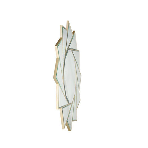 Pinwheel Circular Accent Mirror