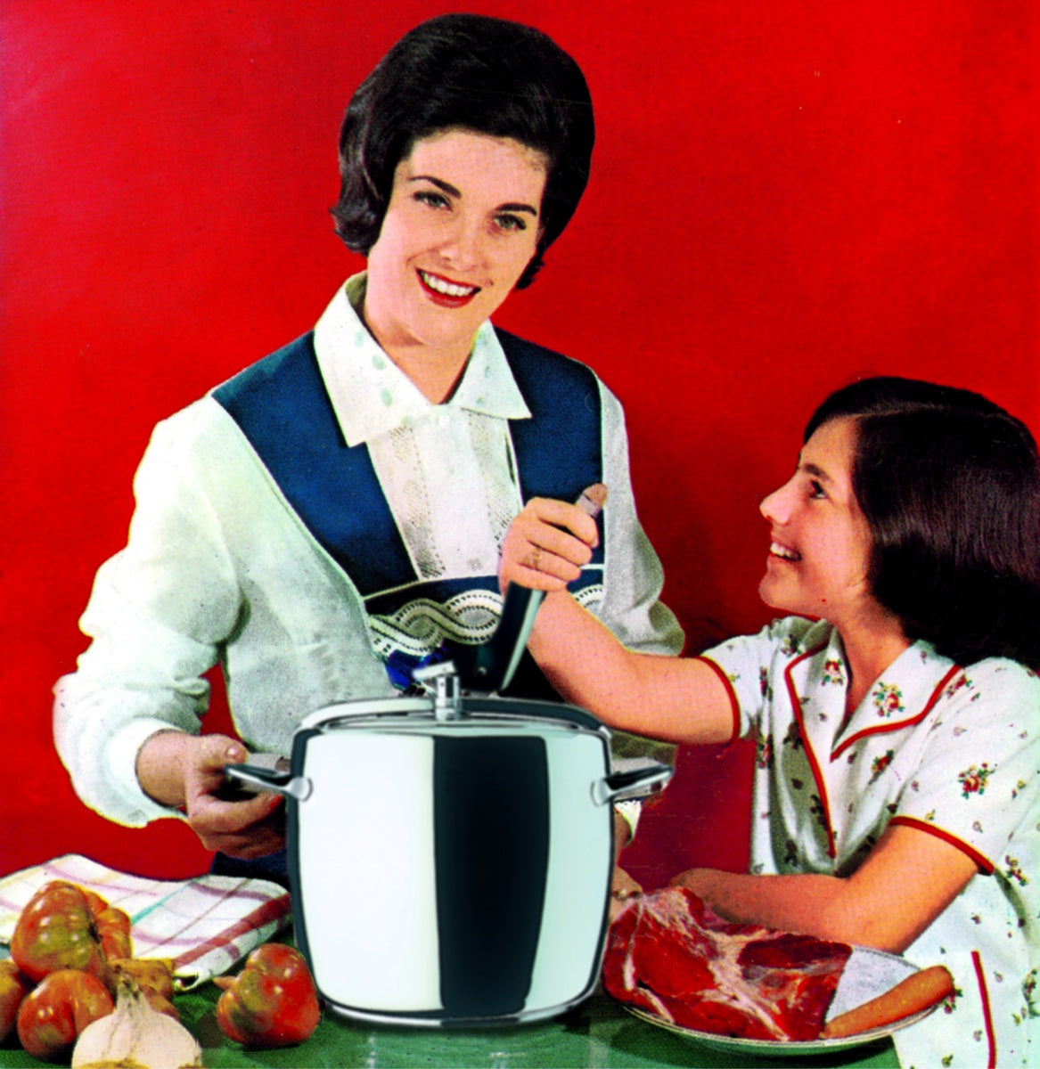  Mepra 1950 Pressure Cooker - Silver - Bonton