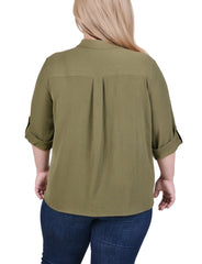 Roll Tab Blouse